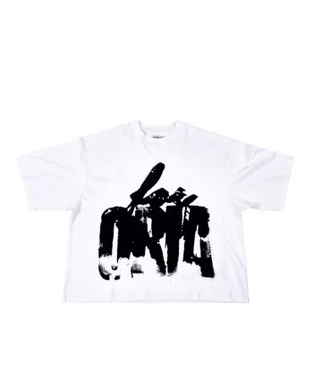 t-shirt REVERSE cropped