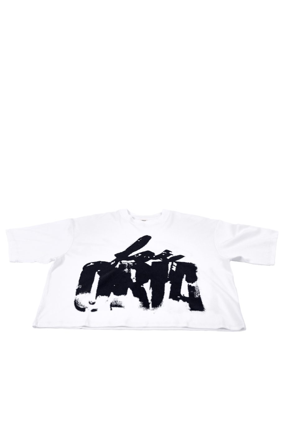 t-shirt REVERSE cropped
